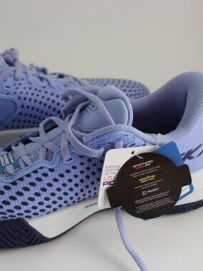 Skechers Archfit Pickleball NWT 8.5 Blue Cushion Comfort Sneakers Goodyear Soles